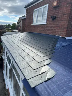 Click Here To Enlarge This Photo Of Conservatory Warm Roof Replacement  - Dosthill